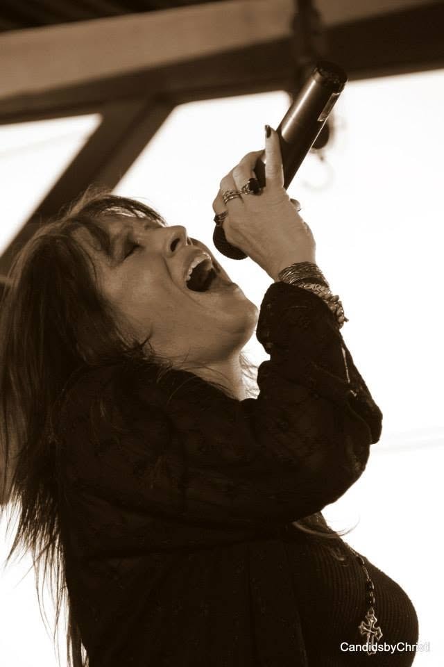 Angie Campbell rock performance