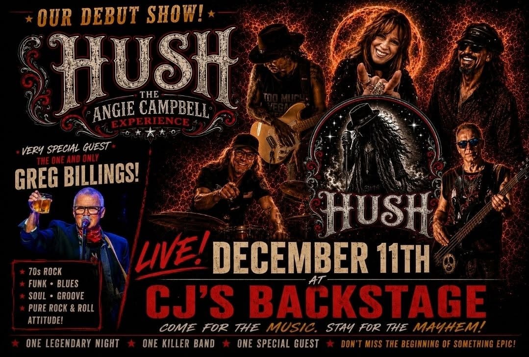 Dec 11 HUSH show flier
